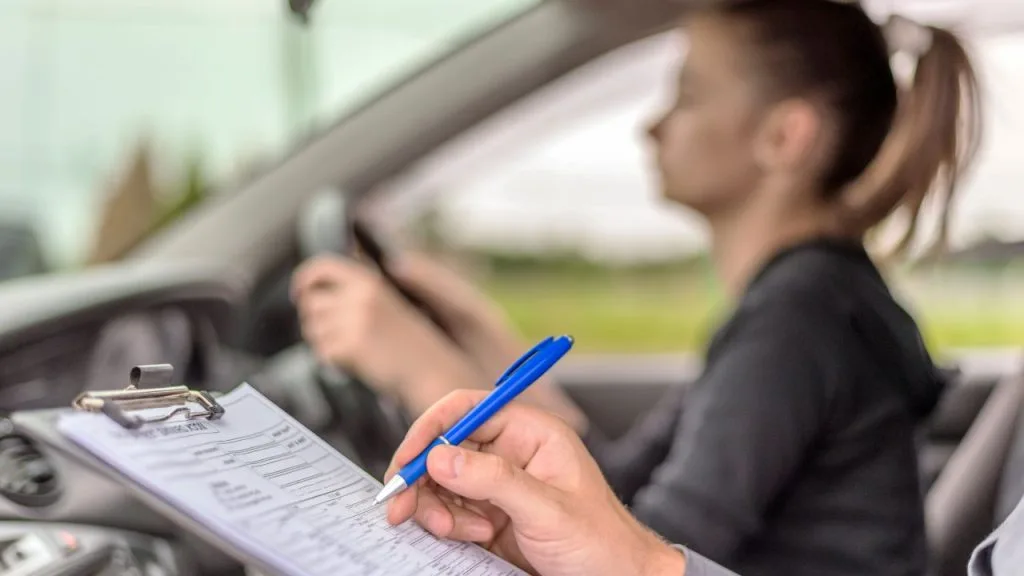 Driver at the wheel, illustrating eyesight requirements for an Irish driving licence